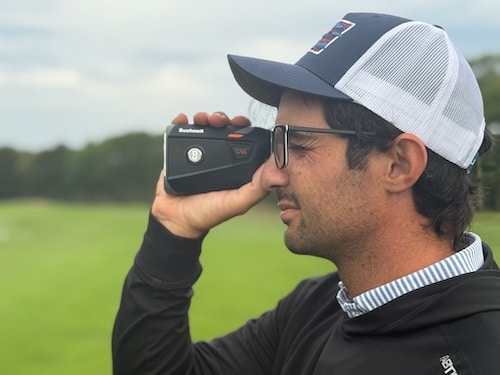 Michael VanDerLaan Testing The Bushnell Tour V6 Laser Rangefinder Michael VanDerLaan Testing The Bushnell Tour V6 Laser Rangefinder