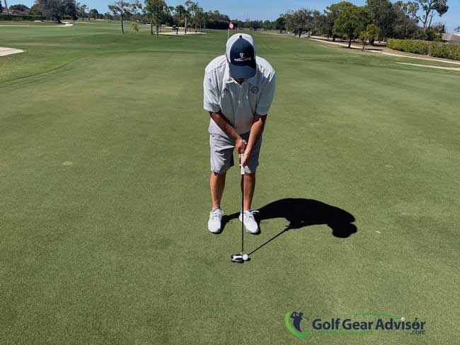 Author Adressing The Ball With The Taylormade Tour X Author Adressing The Ball With The Taylormade Tour X