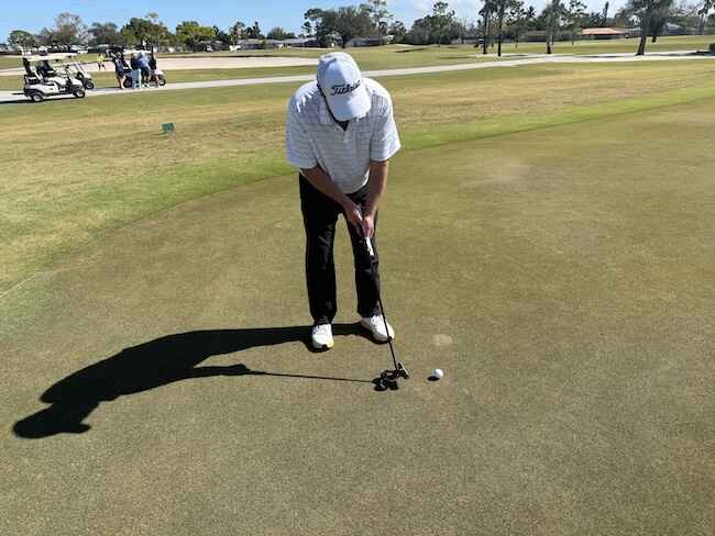 Author Testing 5 Foot Putts With The LAB DF 2.1 Author Testing 5 Foot Putts With The LAB DF 2.1