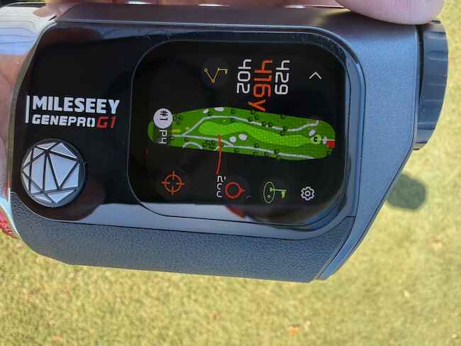 GPS Touchscreen On The Mileseey GenePro GPS Touchscreen On The Mileseey GenePro