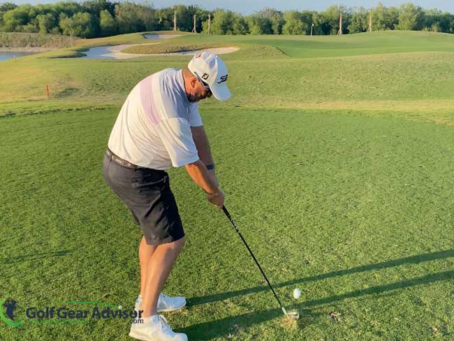 Author Teeing Off On A Par 3 Author Teeing Off On A Par 3