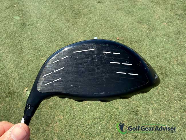 Closeup of the Variable-Thickness Forged Face On The Ping G430 Closeup of the Variable-Thickness Forged Face On The Ping G430