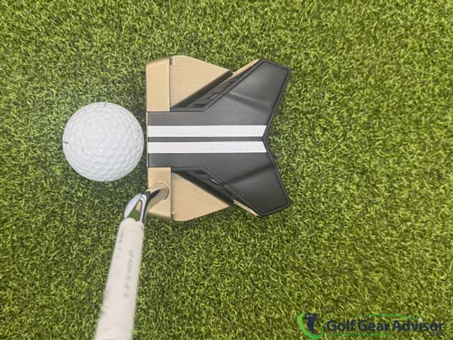 Cobra 3DP Tour Agera Putter Addressing The Golf Ball Cobra 3DP Tour Agera Putter Addressing The Golf Ball