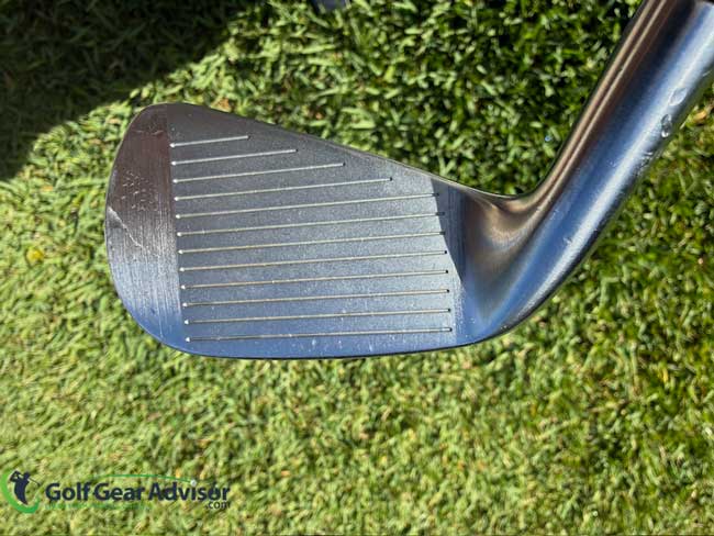 Face And Grooves On The Titleist T100 Iron Face And Grooves On The Titleist T100 Iron
