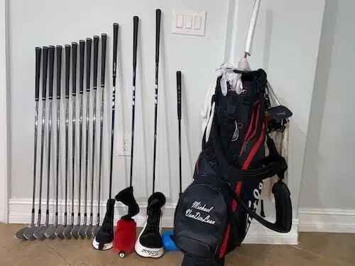 Golf Pride Grips Drying Author's Golf Pride Grips Drying After A Thorough Cleaning