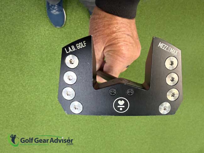 LAB Golf Mezz 1 Max Putter Bottom View LAB Golf Mezz 1 Max Putter Bottom View