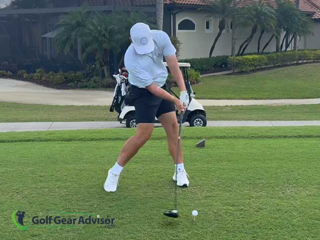 PGA Tour Player John VanDerLaan Testing The Titleist GT2 Driver PGA Tour Player John VanDerLaan Testing The Titleist GT2 Driver