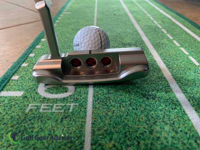 Scotty Cameron Newport 2 set up behind the ball Scotty Cameron Newport 2 set up behind the ball