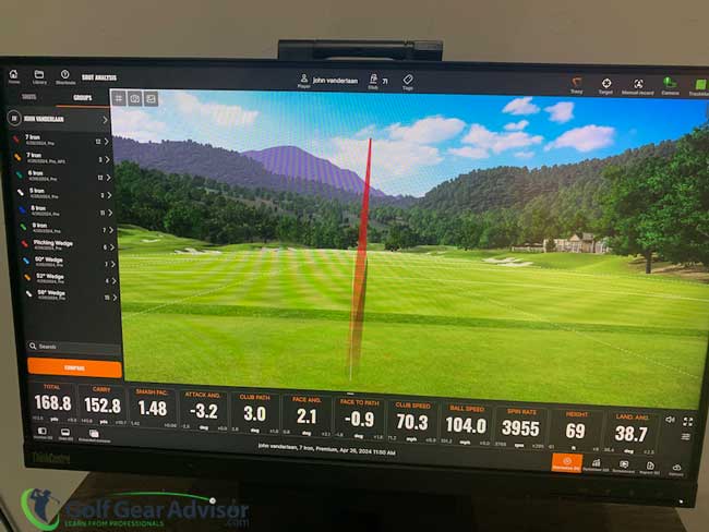 Taylormade P790 7 Iron Numbers On Trackman Launch Monitor Taylormade P790 7 Iron Numbers On Trackman Launch Monitor
