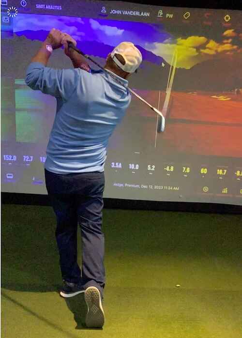 Author Testing The Cobra Ds Adapt Irons On Trackman Launch Monitor Author Testing The Cobra Ds Adapt Irons On Trackman Launch Monitor