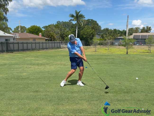 Author Testing The Titleist GTS Driver Author Testing The Titleist GTS Driver