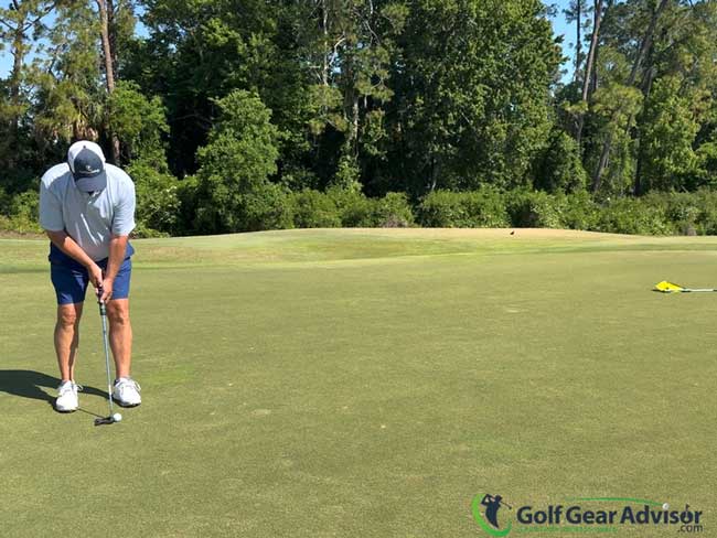 Author Testing The Wilson Infinite Buckingham Putter Author Testing The Wilson Infinite Buckingham Putter