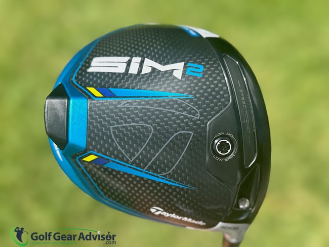 Taylormade Sim2 Driver Bottom View Taylormade Sim2 Driver Bottom View