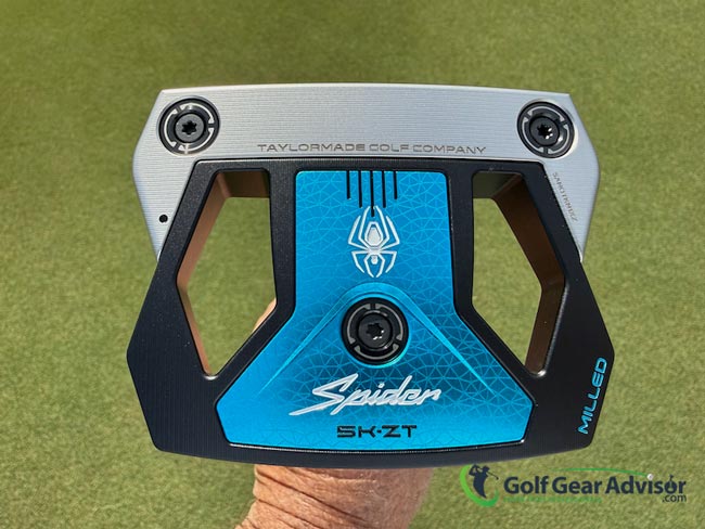 Taylormade Spider ZT Putter Bottom View Taylormade Spider ZT Putter Bottom View