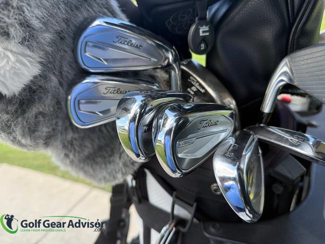 Titleist T350 Irons In The Author's Golf Bag Titleist T350 Irons In The Author's Golf Bag