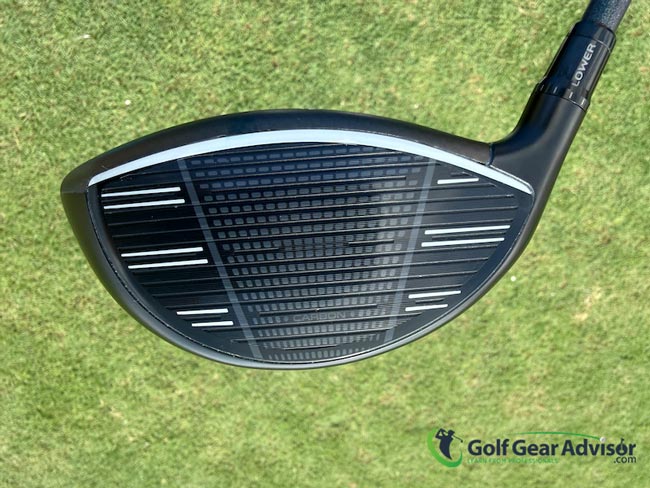 Carbon Face On The Taylormade Qi4D Driver Carbon Face On The Taylormade Qi4D Driver