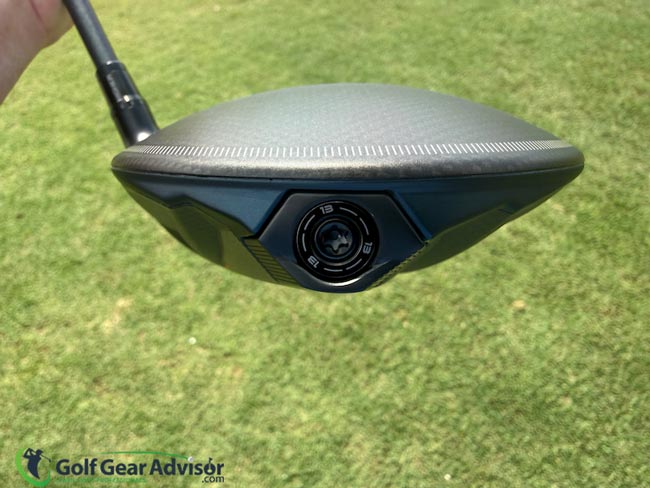 Rear Weight Port On The Taylormade Qi4D Driver Rear Weight Port On The Taylormade Qi4D Driver